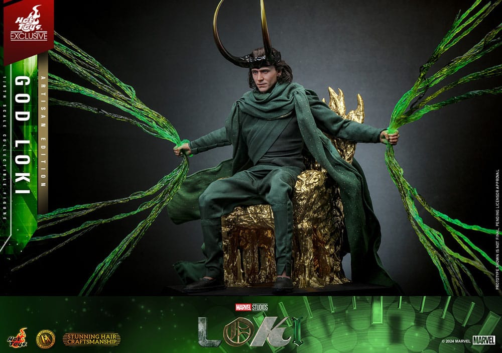 Loki DX Action Figure 1/6 God Loki Artisan Edition Hot Toys Exclusive 31 cm 4895228617873