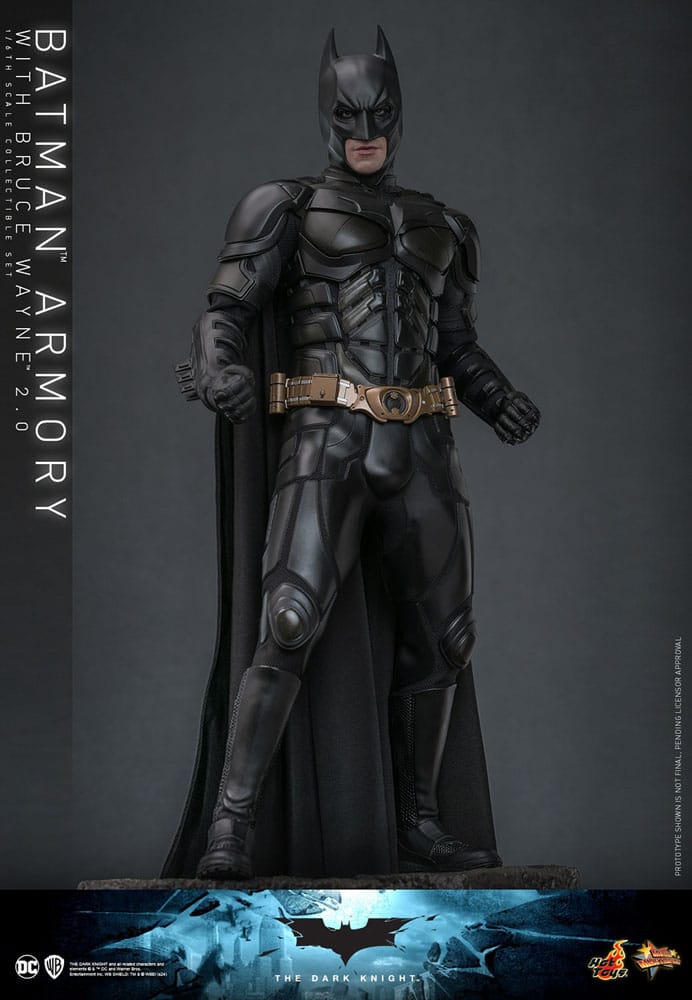 The Dark Knight Movie Masterpiece Action Figures & Diorama 1/6 Batman Armory with Bruce Wayne (2.0) 30 cm 4895228618085