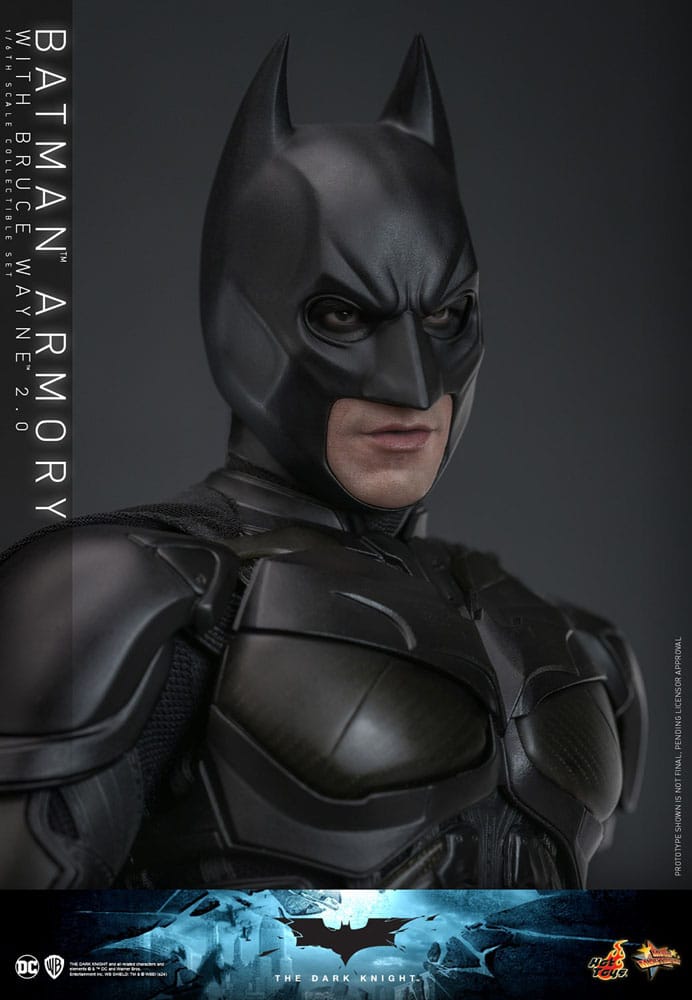 The Dark Knight Movie Masterpiece Action Figures & Diorama 1/6 Batman Armory with Bruce Wayne (2.0) 30 cm 4895228618085