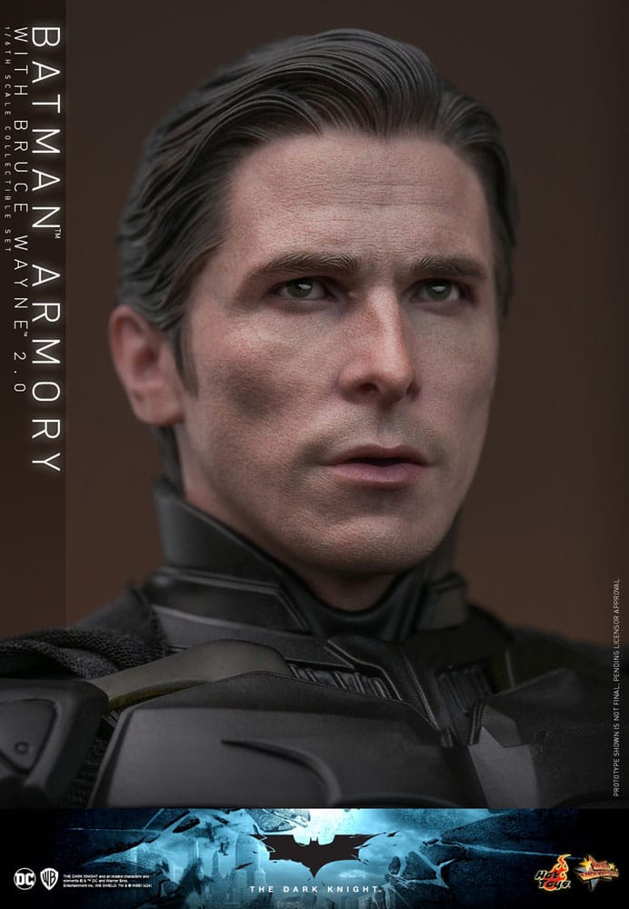 The Dark Knight Movie Masterpiece Action Figures & Diorama 1/6 Batman Armory with Bruce Wayne (2.0) 30 cm 4895228618085