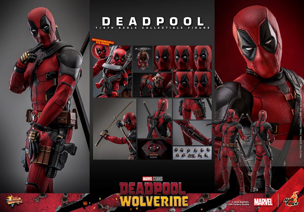 Deadpool & Wolverine Movie Masterpiece Action Figure 1/6 Deadpool 31 cm 4895228617903