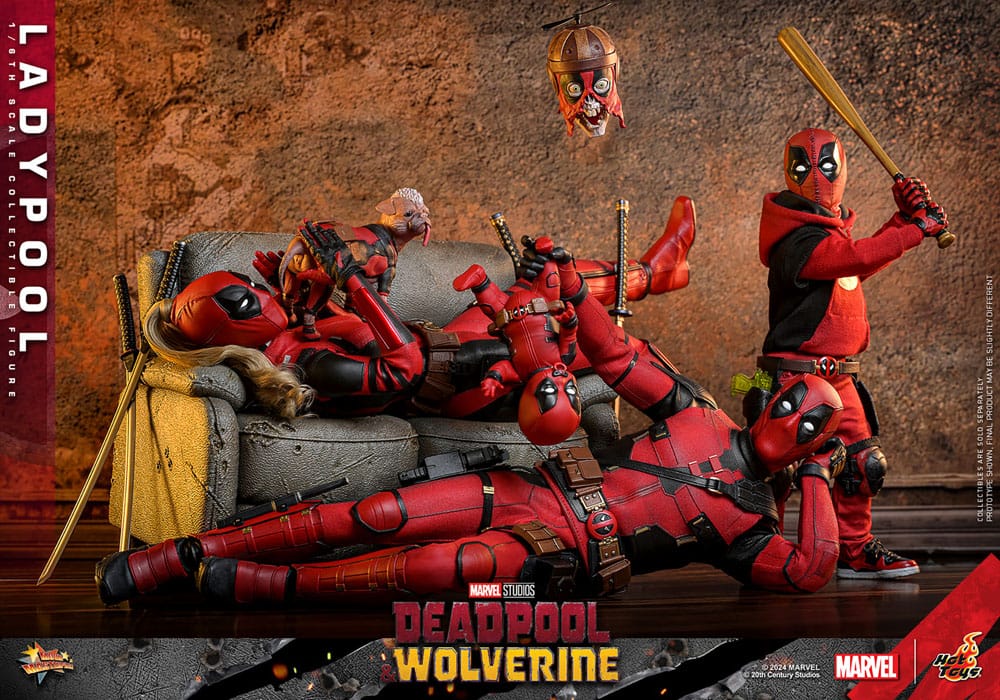 Deadpool & Wolverine Movie Masterpiece Action Figure 1/6 Ladypool 30 cm 4895228617927