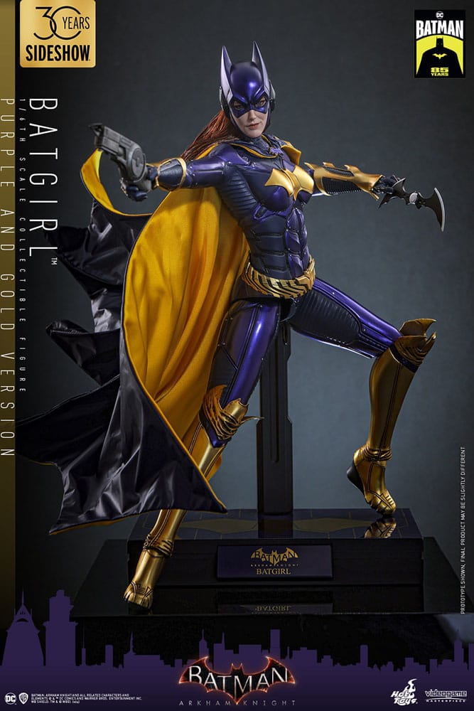 Batman Arkham Knight Videogame Masterpiece Action Figure 1/6 Batgirl (Purple and Gold Version) Exclusive 30 cm 4895228618351