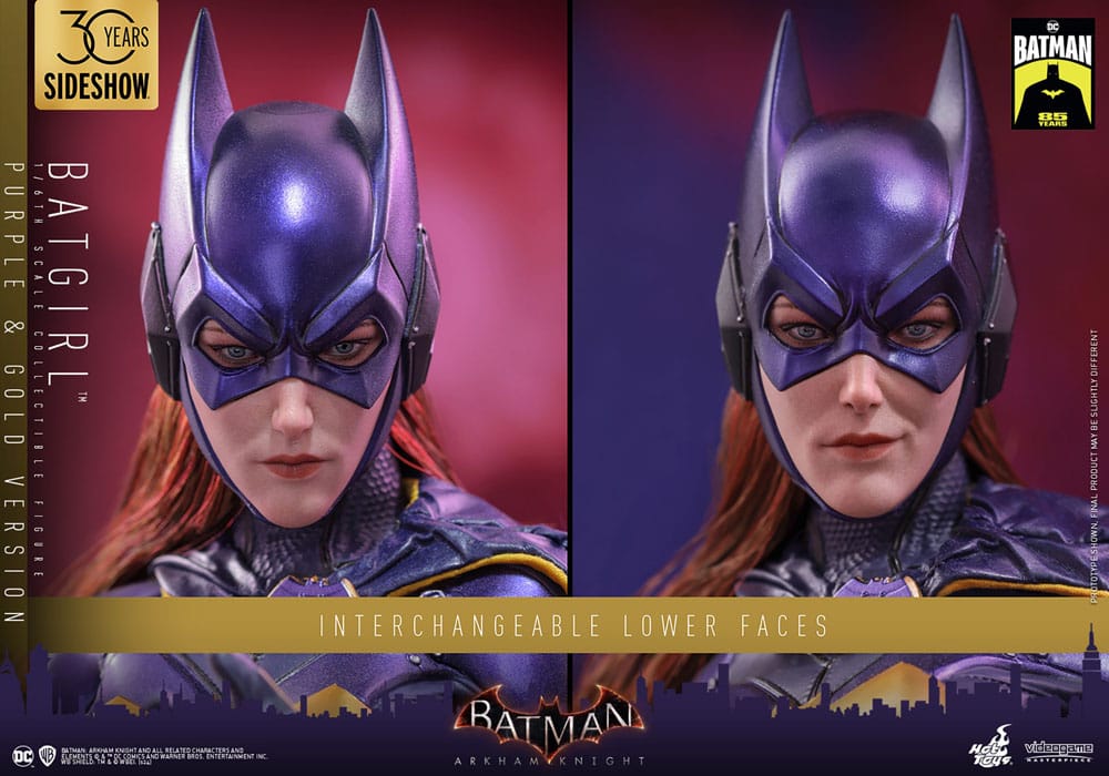 Batman Arkham Knight Videogame Masterpiece Action Figure 1/6 Batgirl (Purple and Gold Version) Exclusive 30 cm 4895228618351