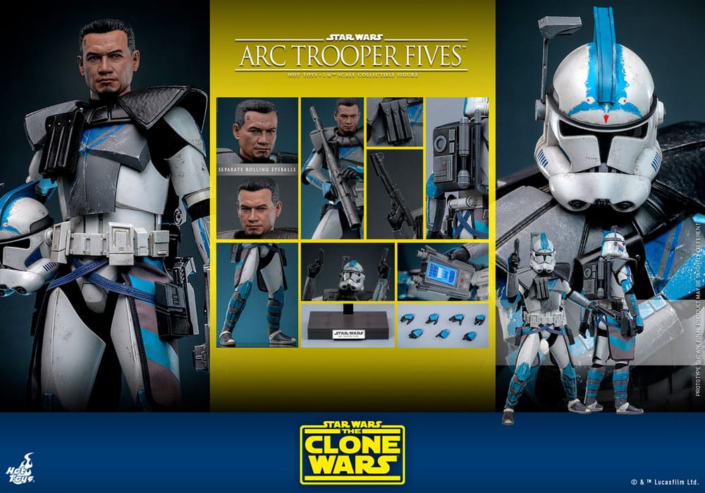 Star Wars: The Clone Wars Action Figure 1/6 Arc Trooper Fives 30 cm 4895228618818