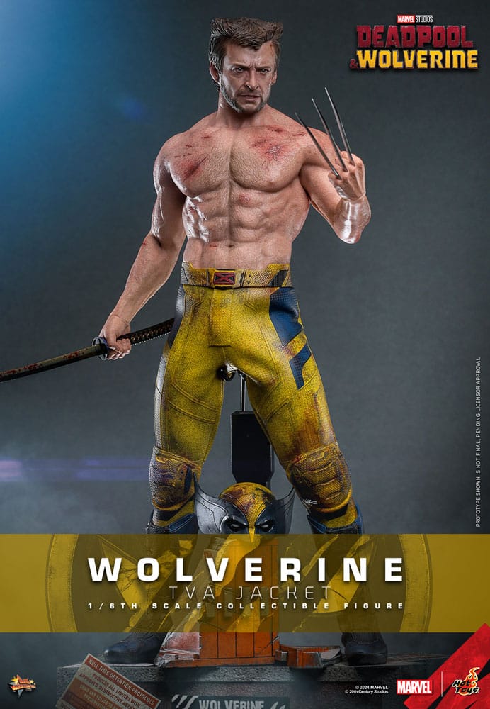 Deadpool & Wolverine Movie Masterpiece Action Figure 1/6 Wolverine (TVA Jacket Version) 31 cm 4895228618986