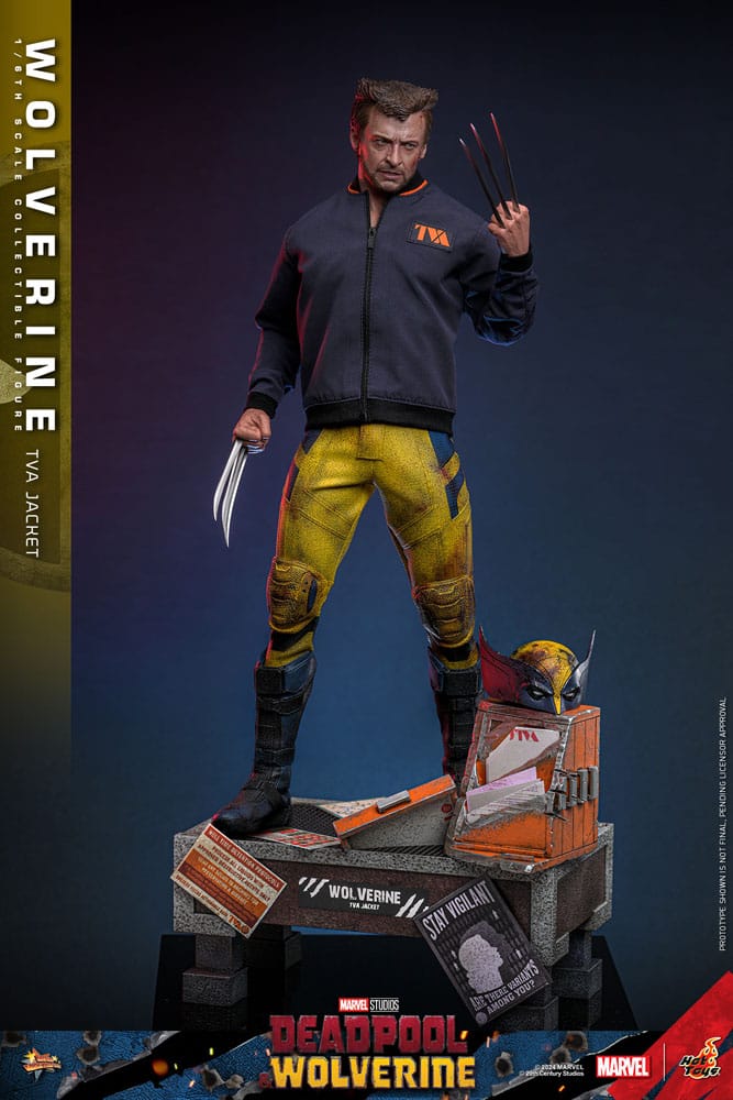 Deadpool & Wolverine Movie Masterpiece Action Figure 1/6 Wolverine (TVA Jacket Version) 31 cm 4895228618986