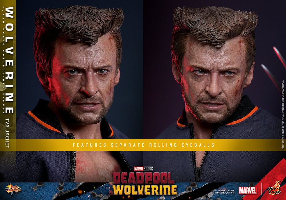 Deadpool & Wolverine Movie Masterpiece Action Figure 1/6 Wolverine (TVA Jacket Version) 31 cm 4895228618986