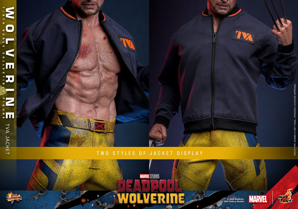 Deadpool & Wolverine Movie Masterpiece Action Figure 1/6 Wolverine (TVA Jacket Version) 31 cm 4895228618986