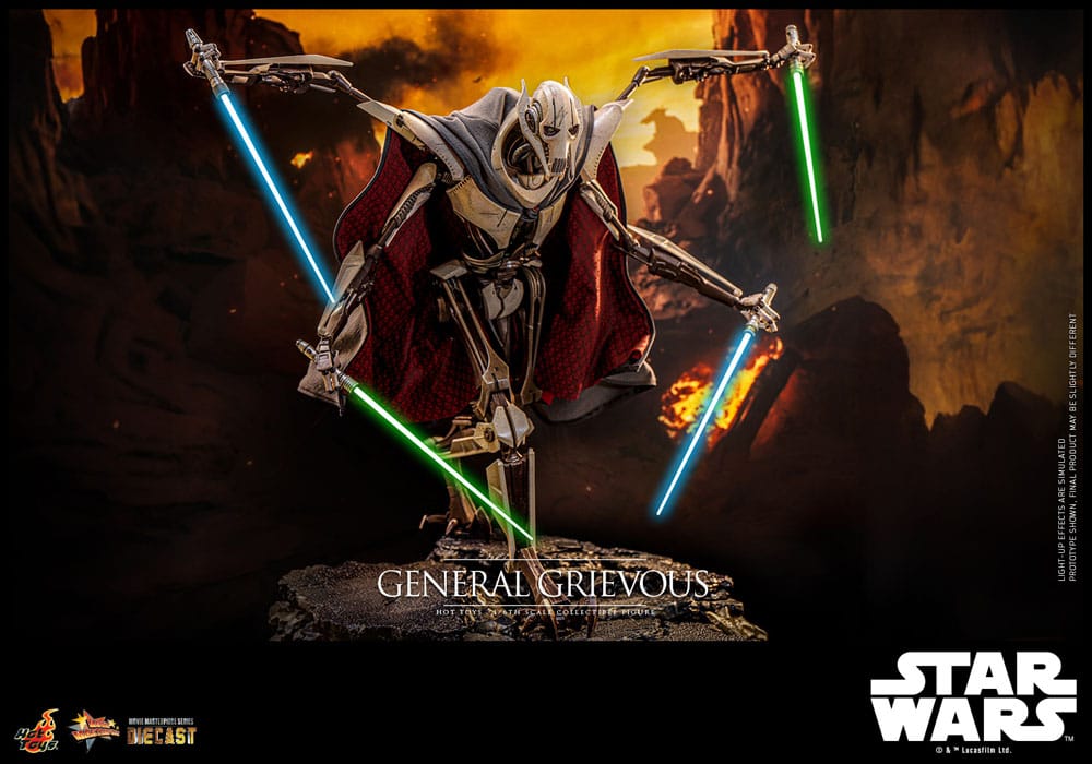 Star Wars Movie Masterpiece Diecast Action Figure 1/6 General Grievous 42 cm 4895228619068