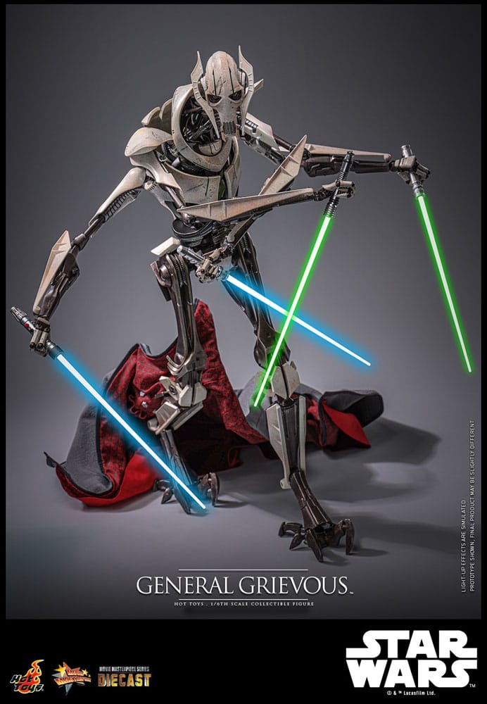 Star Wars Movie Masterpiece Diecast Action Figure 1/6 General Grievous 42 cm 4895228619068