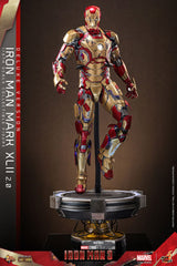 Iron Man 3 Movie Masterpiece Diecast Action Figure 1/6 Iron Man Mark XLII (2.0) Deluxe 32 cm 4895228619044