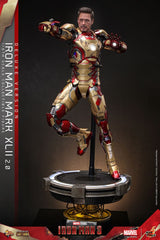 Iron Man 3 Movie Masterpiece Diecast Action Figure 1/6 Iron Man Mark XLII (2.0) Deluxe 32 cm 4895228619044