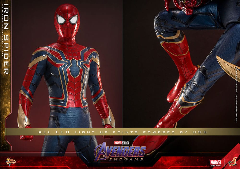 Avengers: Endgame Movie Masterpiece Action Figure 1/6 Iron Spider 28 cm 4895228619082