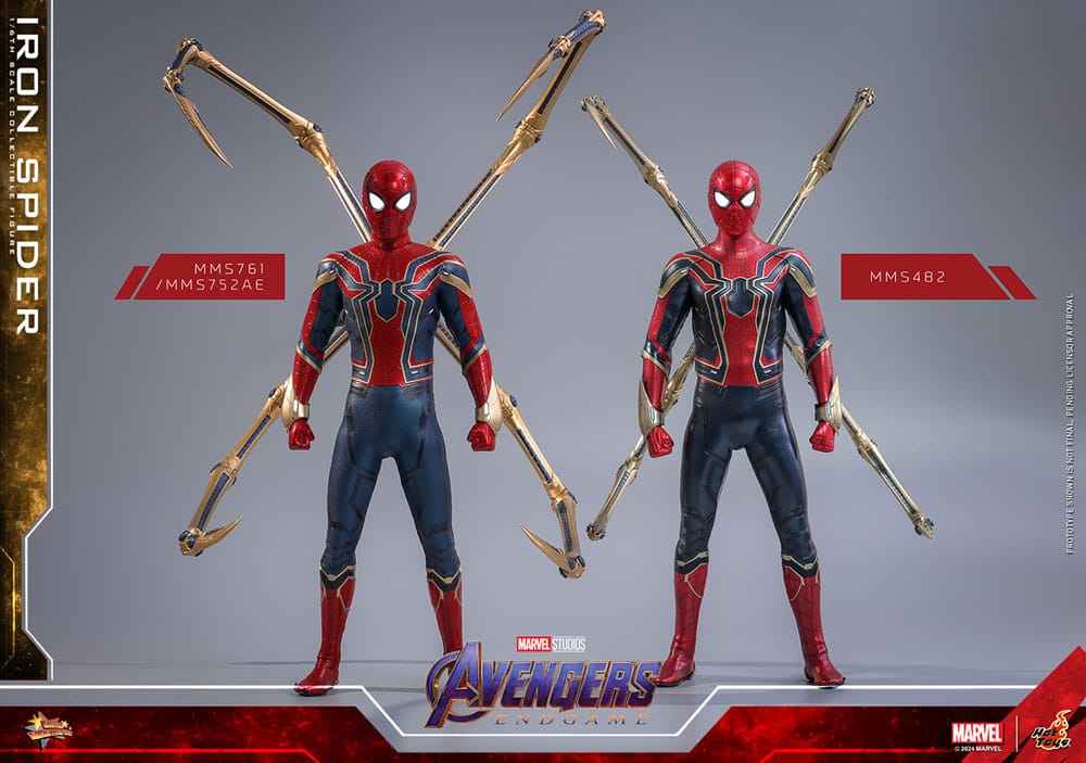 Avengers: Endgame Movie Masterpiece Action Figure 1/6 Iron Spider 28 cm 4895228619082