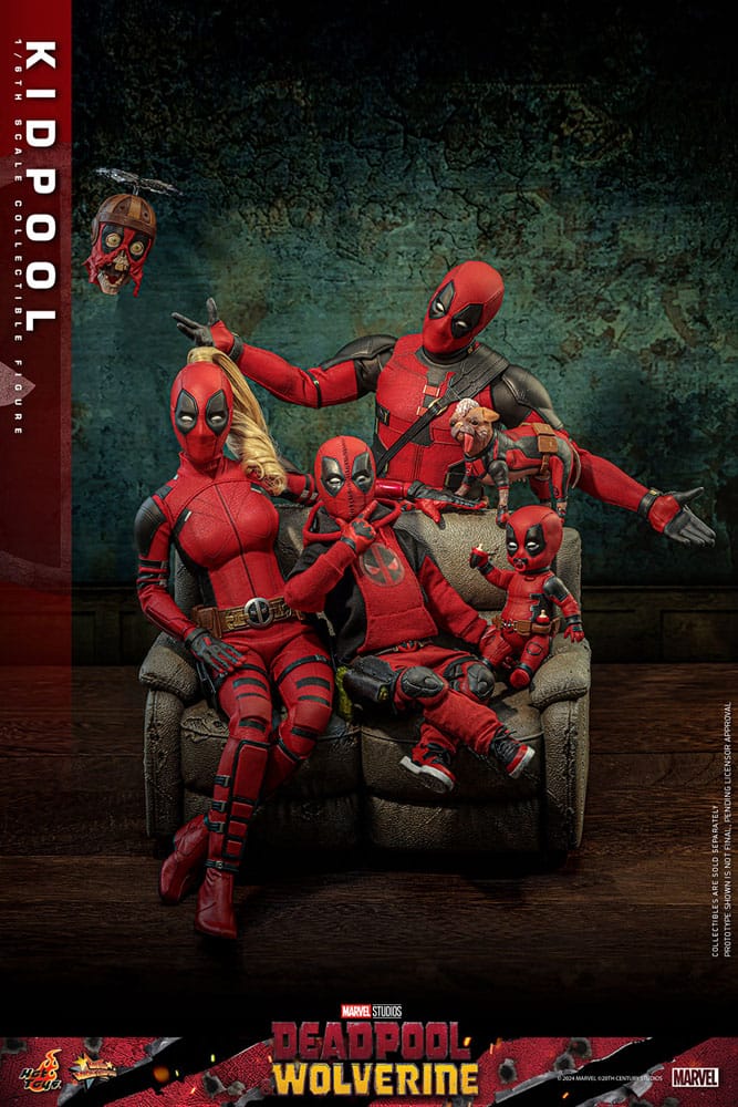 Deadpool & Wolverine Movie Masterpiece Action Figure 1/6 Kidpool 22 cm 4895228619266