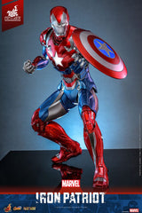 Marvel Comic Diecast Masterpiece Action Figure 1/6 Iron Patriot Hot Toys Exclusive 32 cm 4895228619174