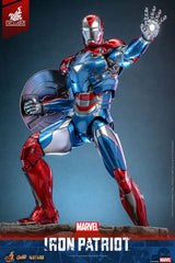 Marvel Comic Diecast Masterpiece Action Figure 1/6 Iron Patriot Hot Toys Exclusive 32 cm 4895228619174