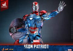 Marvel Comic Diecast Masterpiece Action Figure 1/6 Iron Patriot Hot Toys Exclusive 32 cm 4895228619174