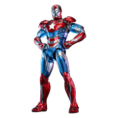 Marvel Comic Diecast Masterpiece Action Figure 1/6 Iron Patriot Hot Toys Exclusive 32 cm 4895228619174