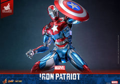 Marvel Comic Diecast Masterpiece Action Figure 1/6 Iron Patriot Hot Toys Exclusive 32 cm 4895228619174