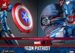 Marvel Comic Diecast Masterpiece Action Figure 1/6 Iron Patriot Hot Toys Exclusive 32 cm 4895228619174