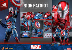 Marvel Comic Diecast Masterpiece Action Figure 1/6 Iron Patriot Hot Toys Exclusive 32 cm 4895228619174