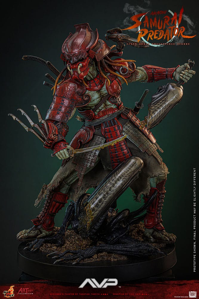 Alien vs. Predator Artist Collection Action Figure 1/6 Akaoni Samurai Predator 35 cm 4895228619570