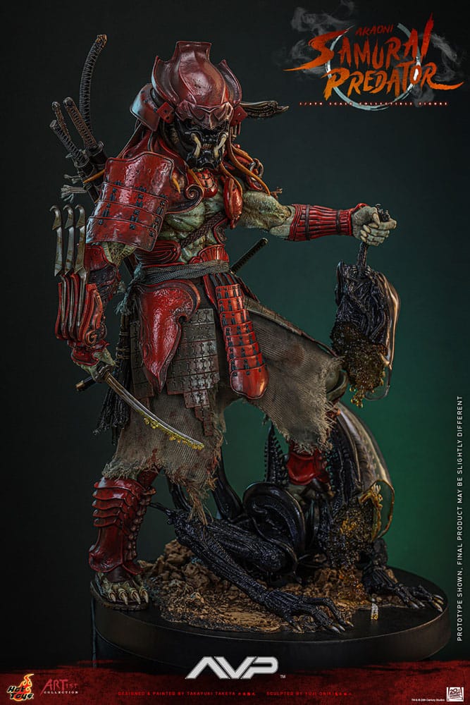 Alien vs. Predator Artist Collection Action Figure 1/6 Akaoni Samurai Predator 35 cm 4895228619570