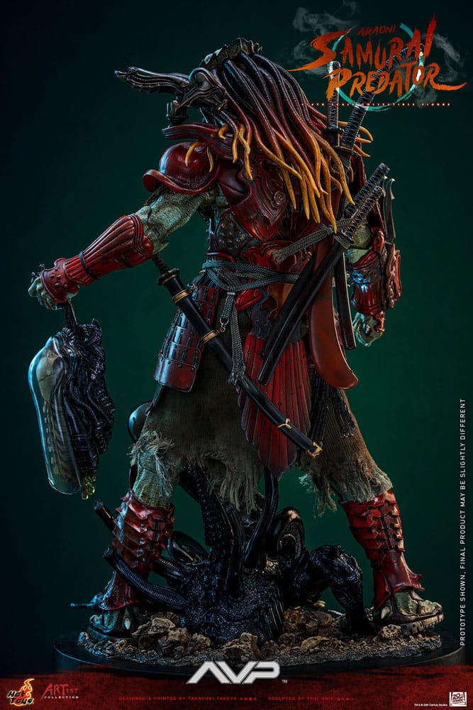 Alien vs. Predator Artist Collection Action Figure 1/6 Akaoni Samurai Predator 35 cm 4895228619570