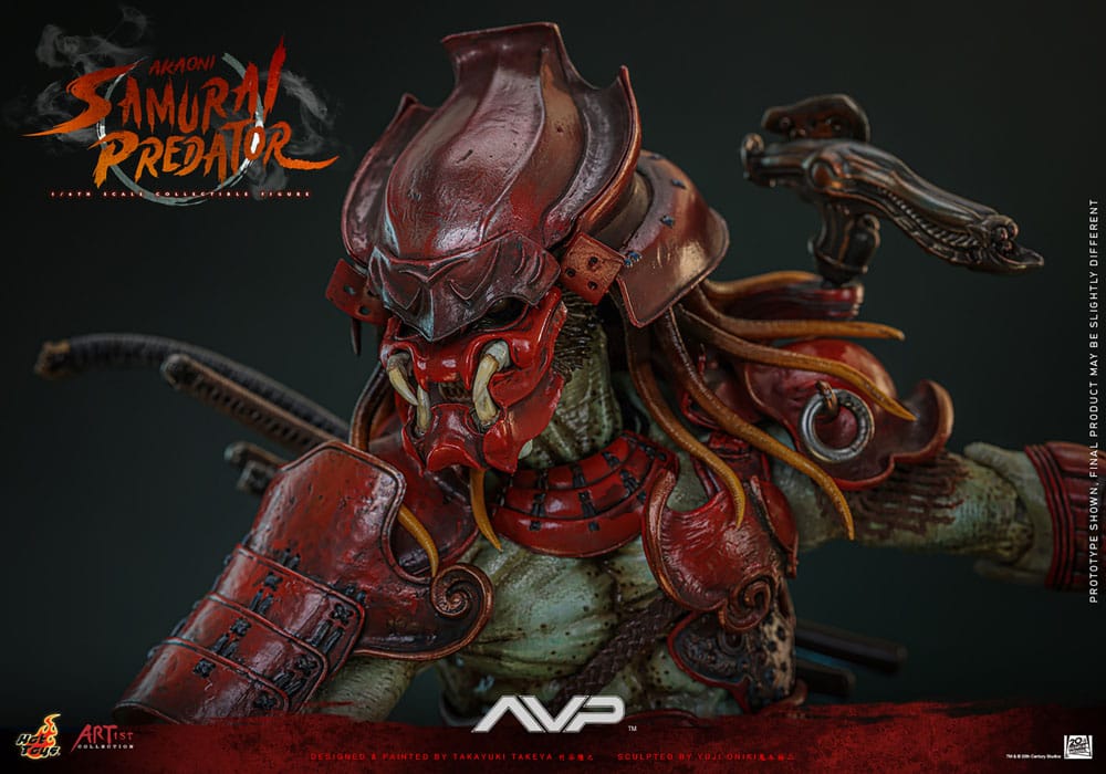 Alien vs. Predator Artist Collection Action Figure 1/6 Akaoni Samurai Predator 35 cm 4895228619570