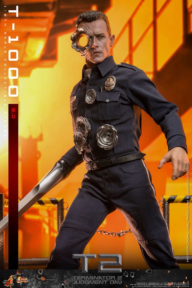 Terminator 2 Movie Masterpiece Action Figure 1/6 T-1000 (2.0) 31 cm 4895228620187