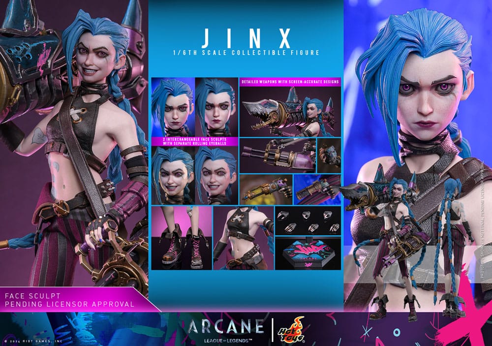 Arcane Action Figure 1/6 Jinx 27 cm 4895228620279