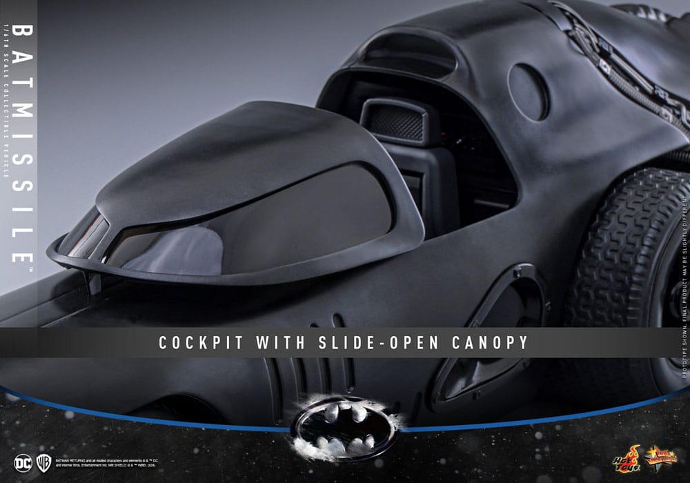 Batman Returns Movie Masterpiece Vehicle 1/6 Batmissile 109 cm 4895228620316