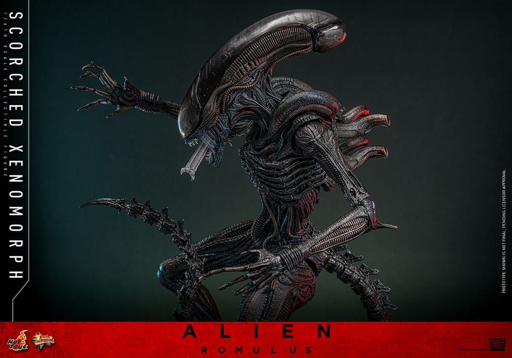 Alien: Romulus Movie Masterpiece Action Figure 1/6 Scorched Xenomorph 44 cm 4895228620361