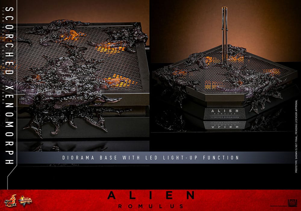 Alien: Romulus Movie Masterpiece Action Figure 1/6 Scorched Xenomorph 44 cm 4895228620361