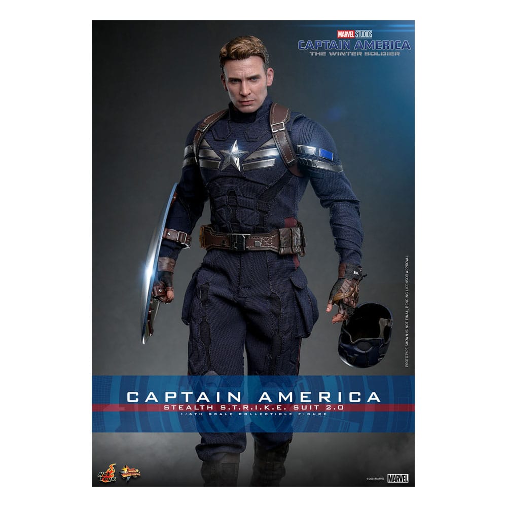 Captain America: The Winter Soldier Movie Masterpiece Action Figure 1/6 Captain America (Stealth S.T.R.I.K.E. Suit) 2.0 31 cm 4895228620354