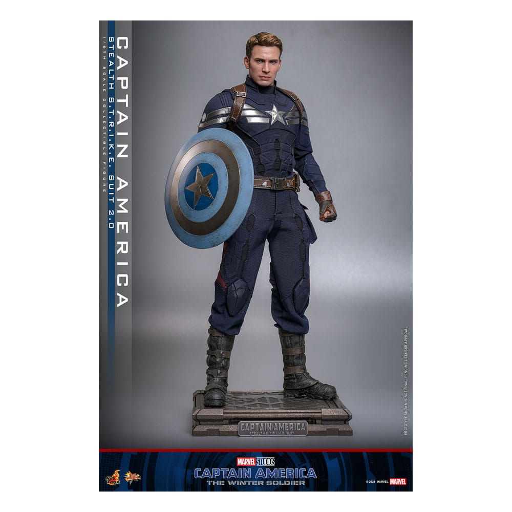 Captain America: The Winter Soldier Movie Masterpiece Action Figure 1/6 Captain America (Stealth S.T.R.I.K.E. Suit) 2.0 31 cm 4895228620354