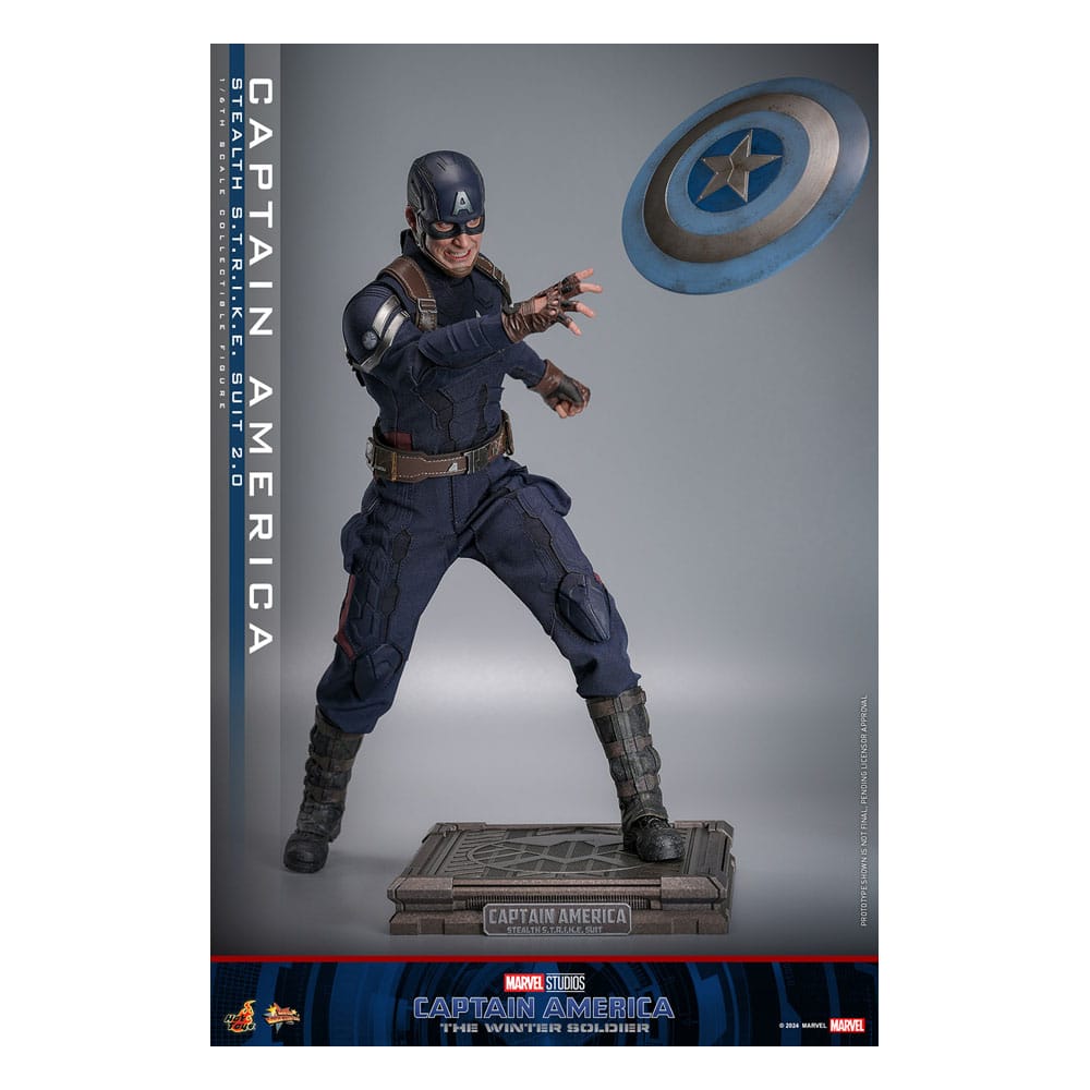 Captain America: The Winter Soldier Movie Masterpiece Action Figure 1/6 Captain America (Stealth S.T.R.I.K.E. Suit) 2.0 31 cm 4895228620354