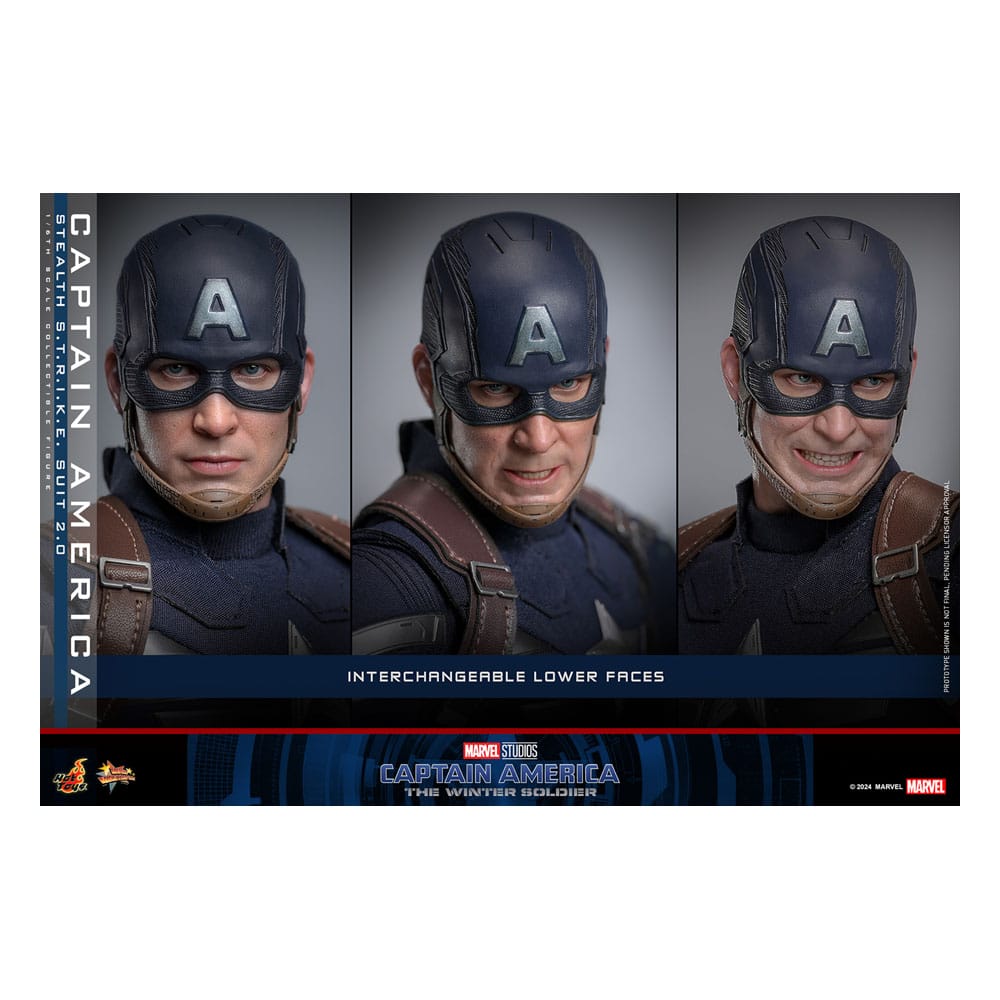 Captain America: The Winter Soldier Movie Masterpiece Action Figure 1/6 Captain America (Stealth S.T.R.I.K.E. Suit) 2.0 31 cm 4895228620354