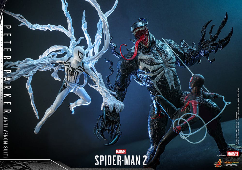 Spider-Man 2 Video Game Masterpiece Action Figure 1/6 Peter Parker (Anti-Venom Suit) 30 cm 4895228620408