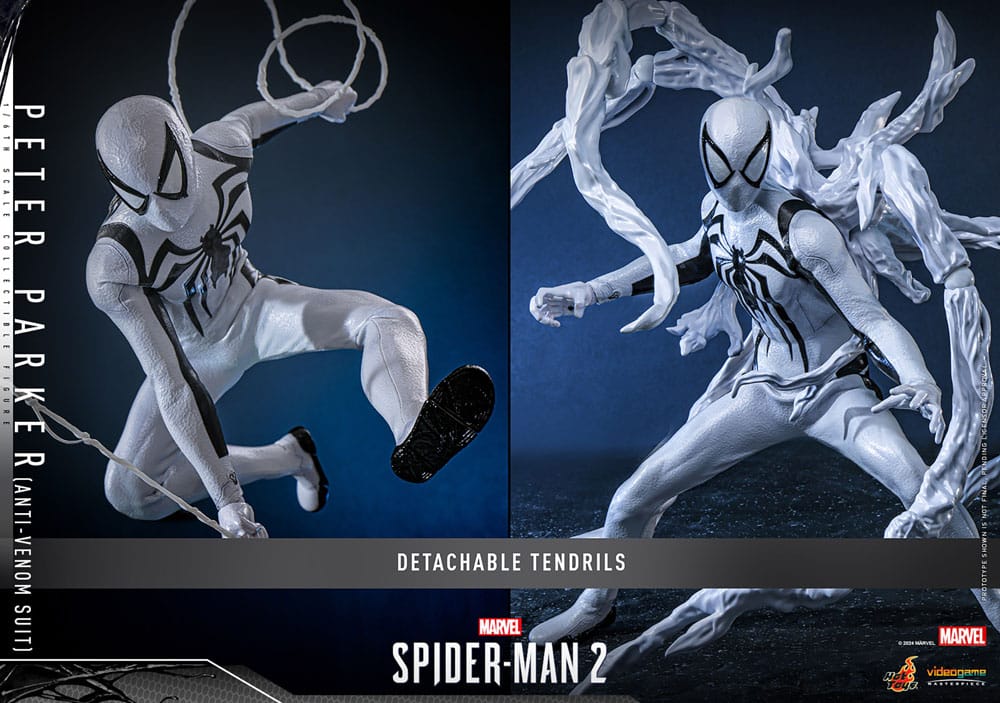 Spider-Man 2 Video Game Masterpiece Action Figure 1/6 Peter Parker (Anti-Venom Suit) 30 cm 4895228620408