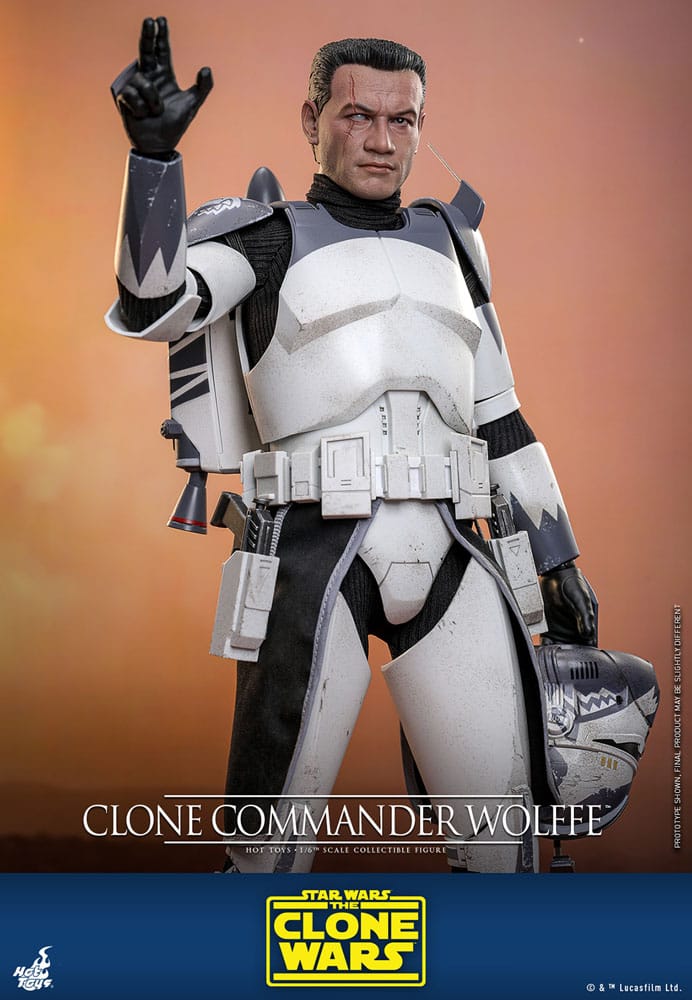 Star Wars: The Clone Wars Action Figure 1/6 Clone Commander Wolffe 30 cm 4895228620491