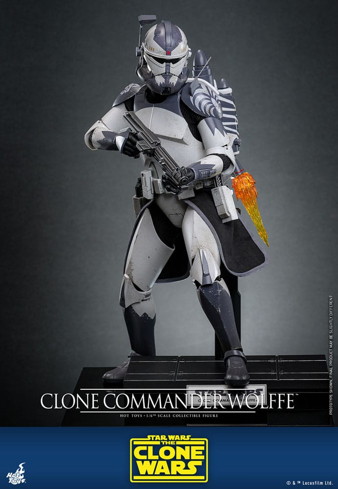 Star Wars: The Clone Wars Action Figure 1/6 Clone Commander Wolffe 30 cm 4895228620491