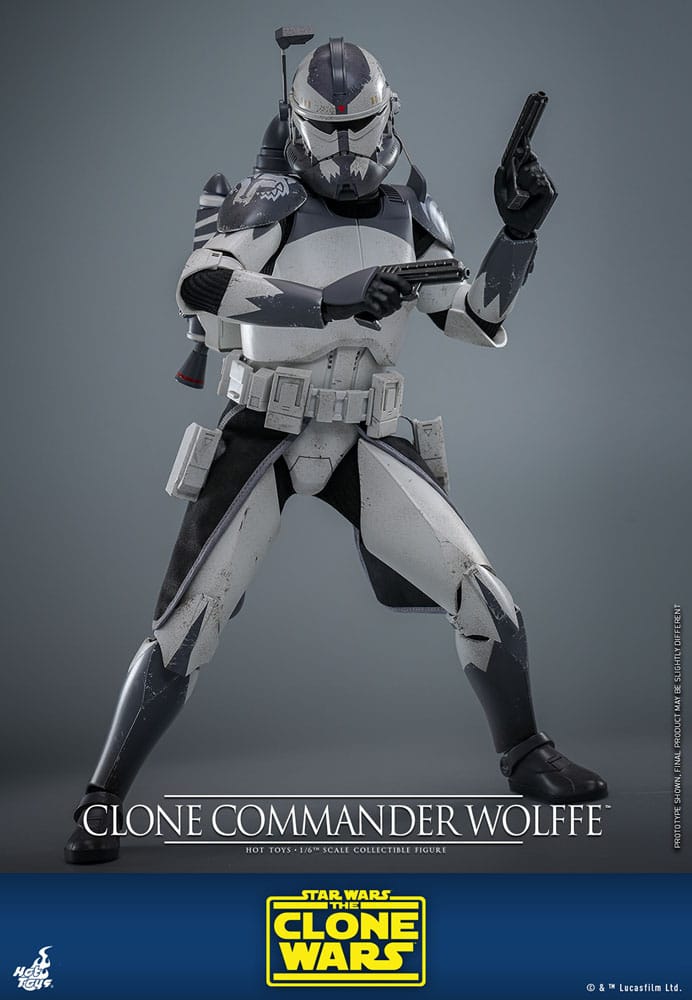 Star Wars: The Clone Wars Action Figure 1/6 Clone Commander Wolffe 30 cm 4895228620491