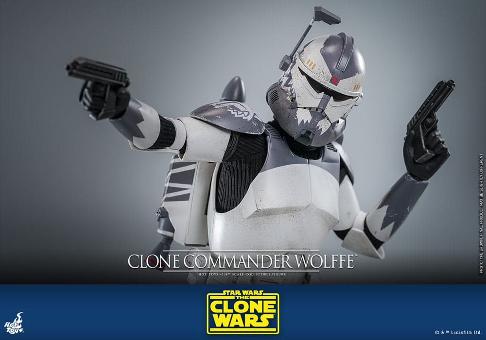 Star Wars: The Clone Wars Action Figure 1/6 Clone Commander Wolffe 30 cm 4895228620491