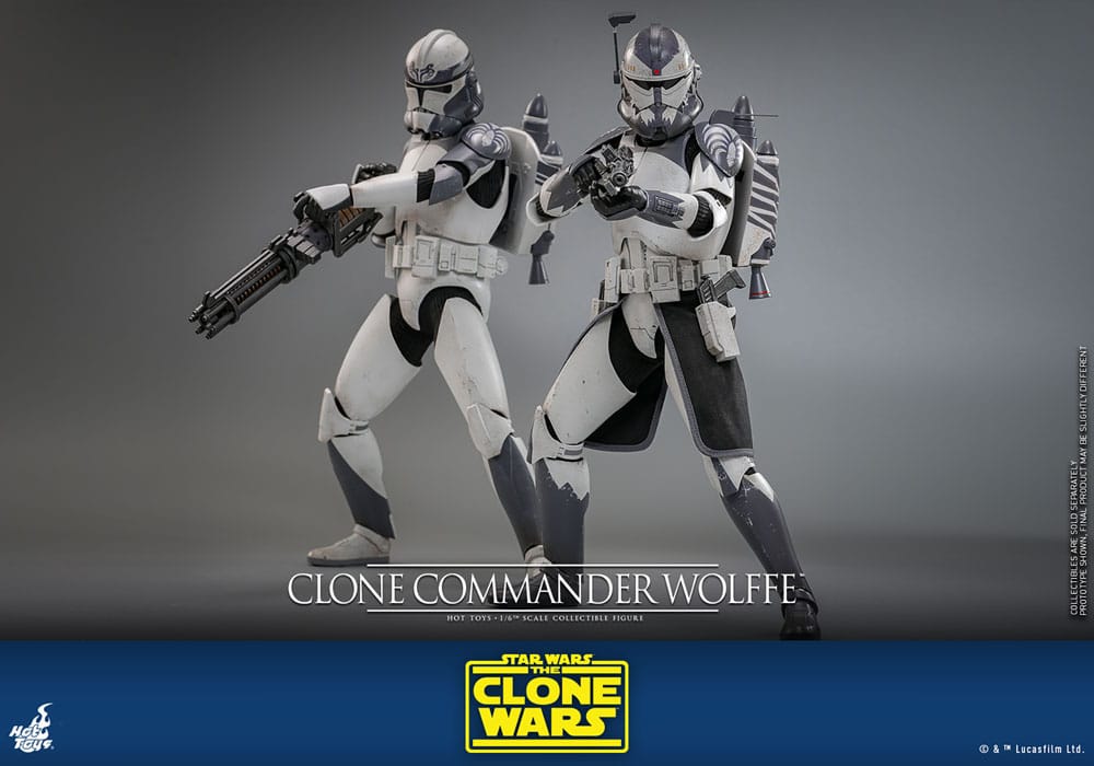 Star Wars: The Clone Wars Action Figure 1/6 Clone Commander Wolffe 30 cm 4895228620491