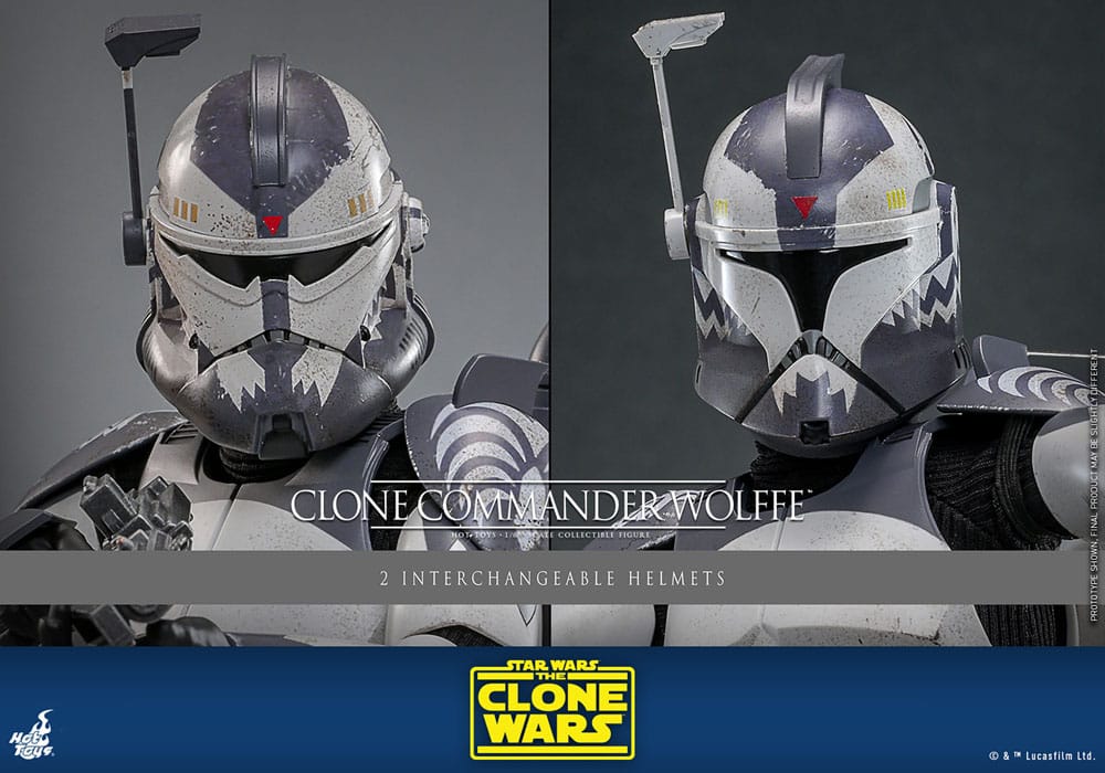 Star Wars: The Clone Wars Action Figure 1/6 Clone Commander Wolffe 30 cm 4895228620491