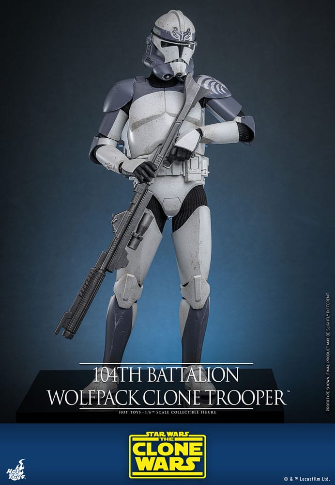 Star Wars The Clone Wars Action Figure 1/6 104th Battalion Wolfpack Clone Trooper 30 cm 4895228620507