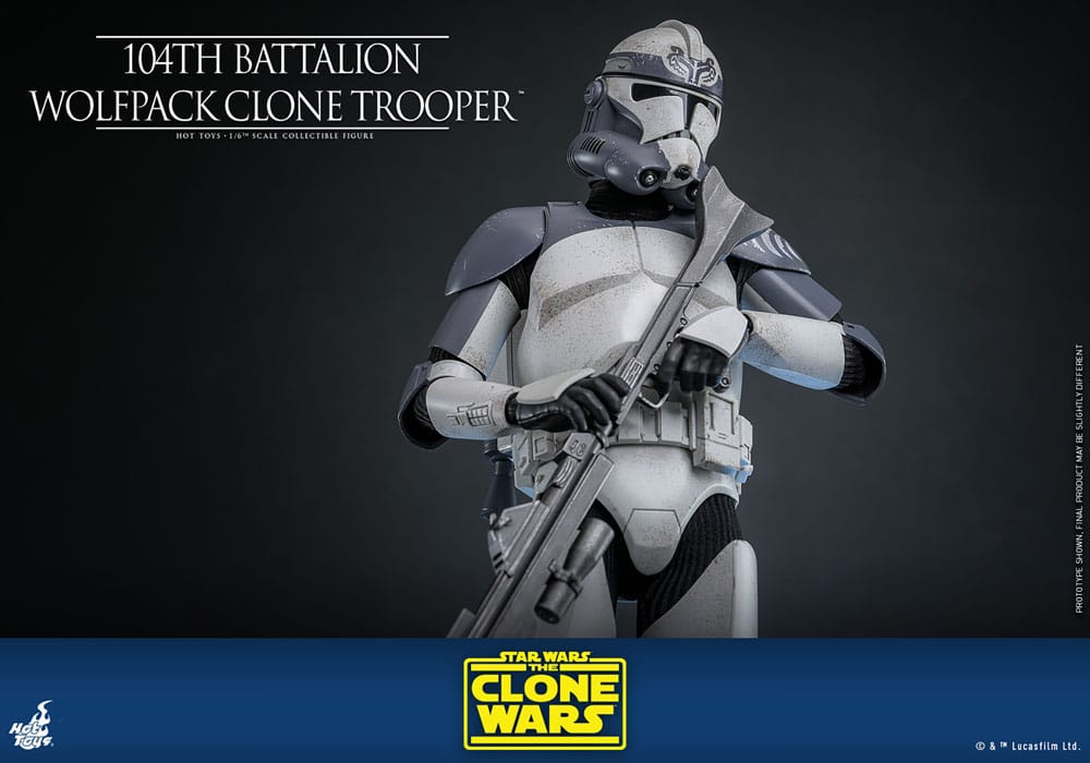 Star Wars The Clone Wars Action Figure 1/6 104th Battalion Wolfpack Clone Trooper 30 cm 4895228620507